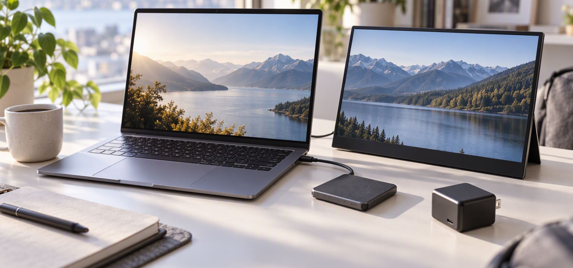 Laptops & Computing products in a real-world setting